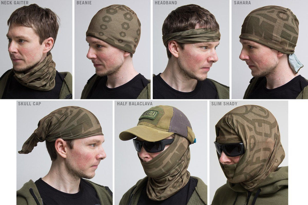 Apparel - Head - Face Covering - Mil-Spec Monkey MSM Plain Solid Color Multi-Wrap