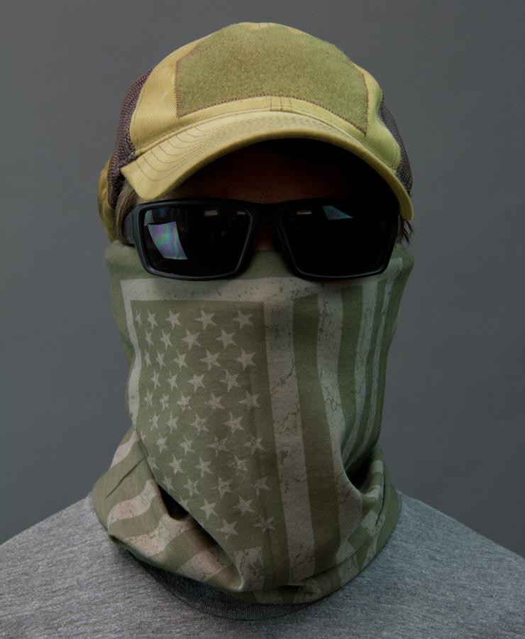 Apparel - Head - Face Covering - Mil-Spec Monkey MSM US Flag Multi-Wrap