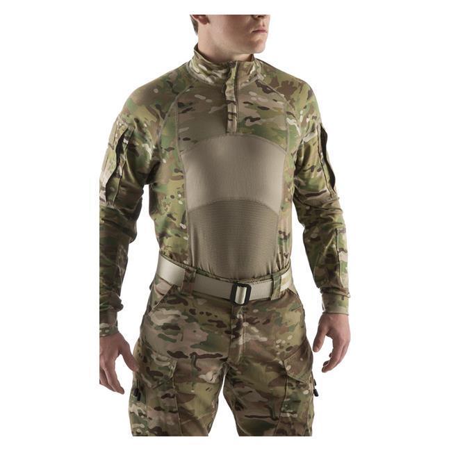 Apparel - Tops - Combat - MASSIF Advanced Quarter Zip FR Combat Shirt - MIL2017