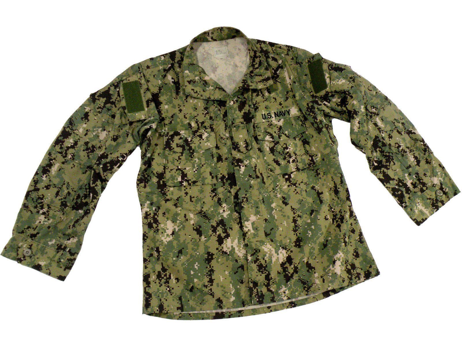 USGI US Navy Working Uniform NWU Type III Woodland Blouse (SURPLUS ...