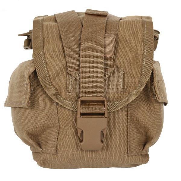 Gear - Pouches - Hydration - USGI Coyote Brown USMC 1 QT MOLLE Canteen Pouch
