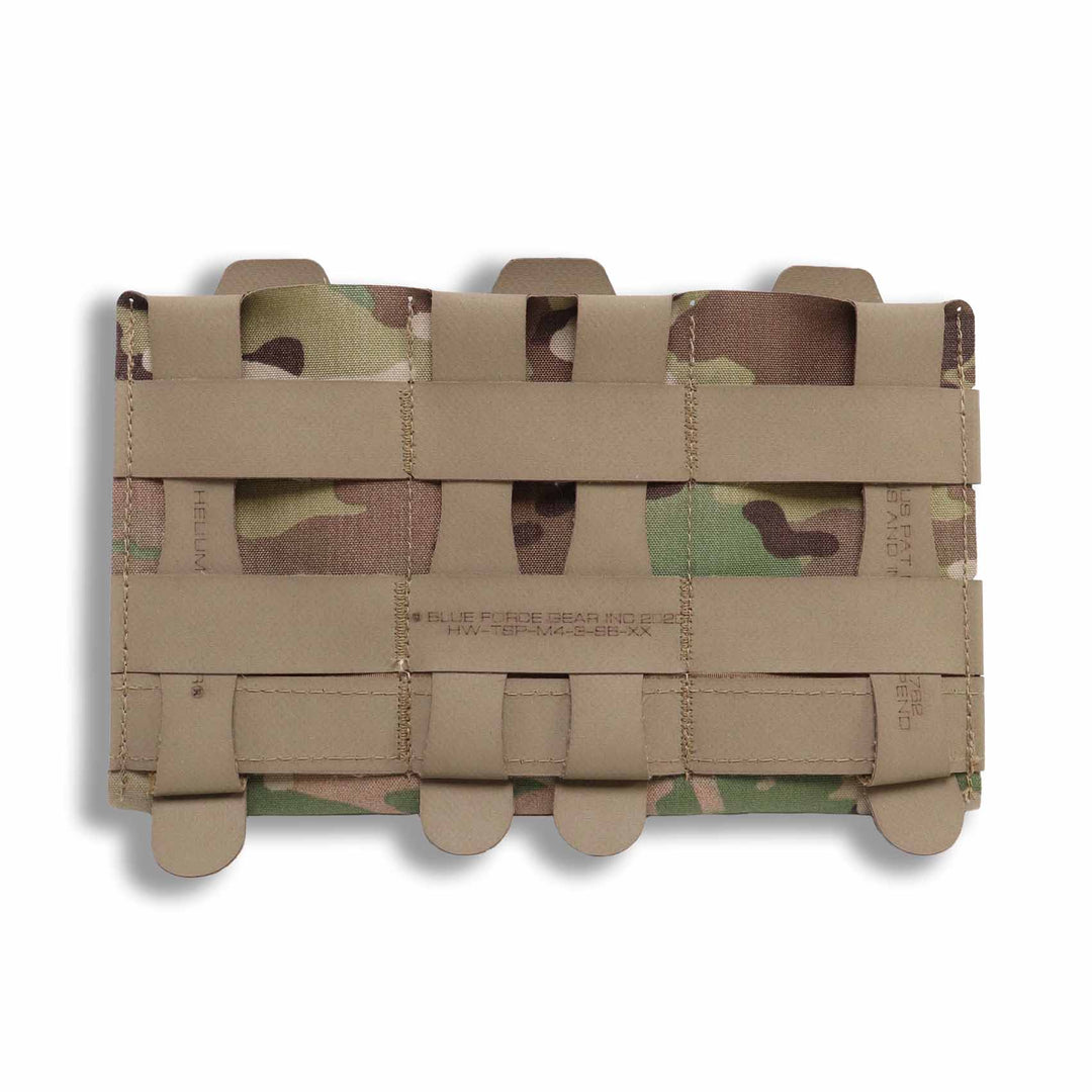 Gear - Pouches - Rifle Magazine - Blue Force Gear Stackable Ten-Speed Triple M4 Mag Pouch