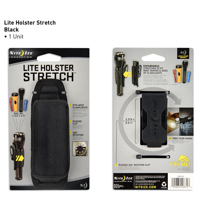 Gear - Pouches - Utility - Nite Ize Lite Holster Stretch Flashlight Holster