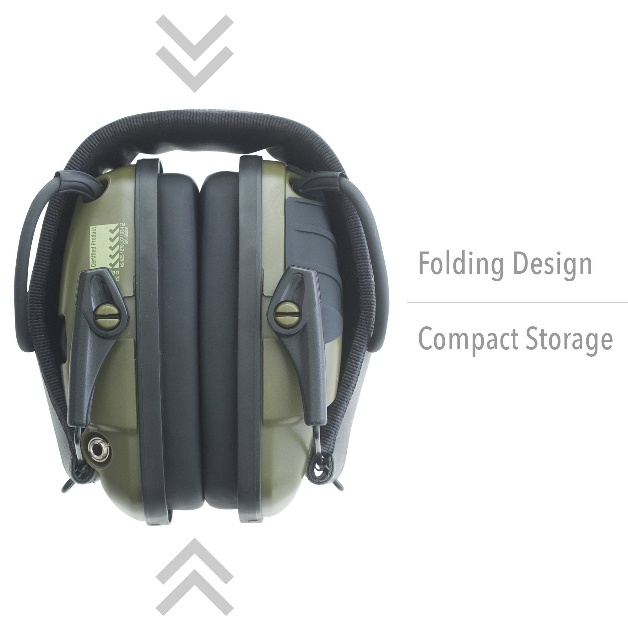 Howard Leight Impact Sport Electronic Earmuffs - Hunter Green