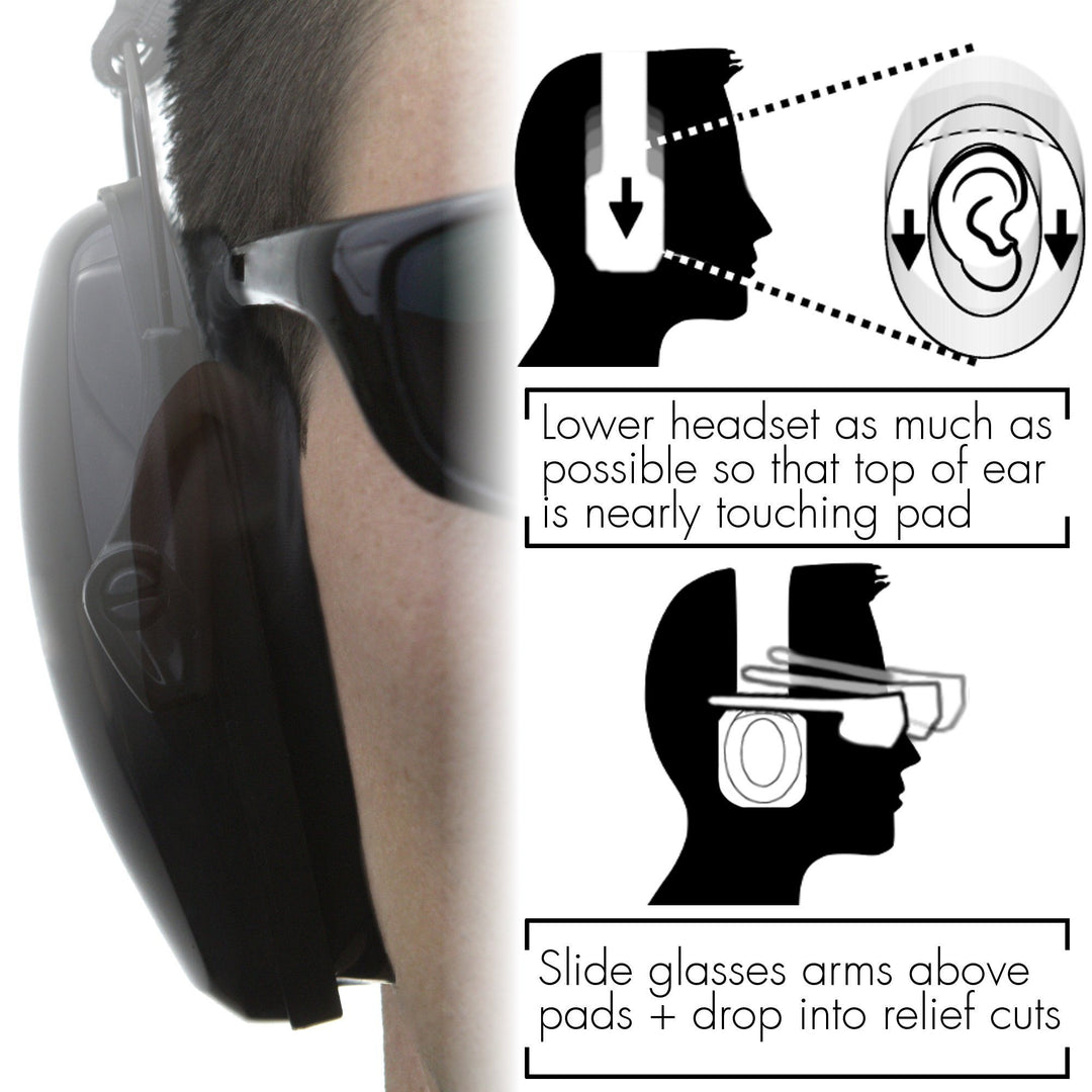 Gear - Protection - Ears - Noisefighters Sightlines AD100 Gel Ear Pads