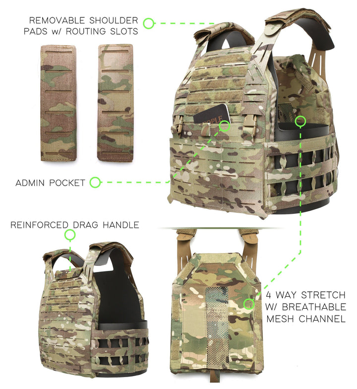 Gear - Rigs - Plate Carriers - London Bridge Trading LBT-6094 G3 Plate Carrier - Coyote Brown