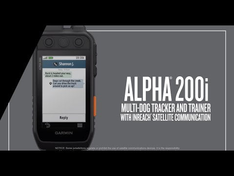 Garmin Alpha® 200i Handheld Multi-Dog Tracker & Trainer