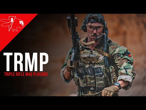 Haley Strategic TRMP-C Triple Rifle Mag Placard for Crye™ w/ MP2 Inserts