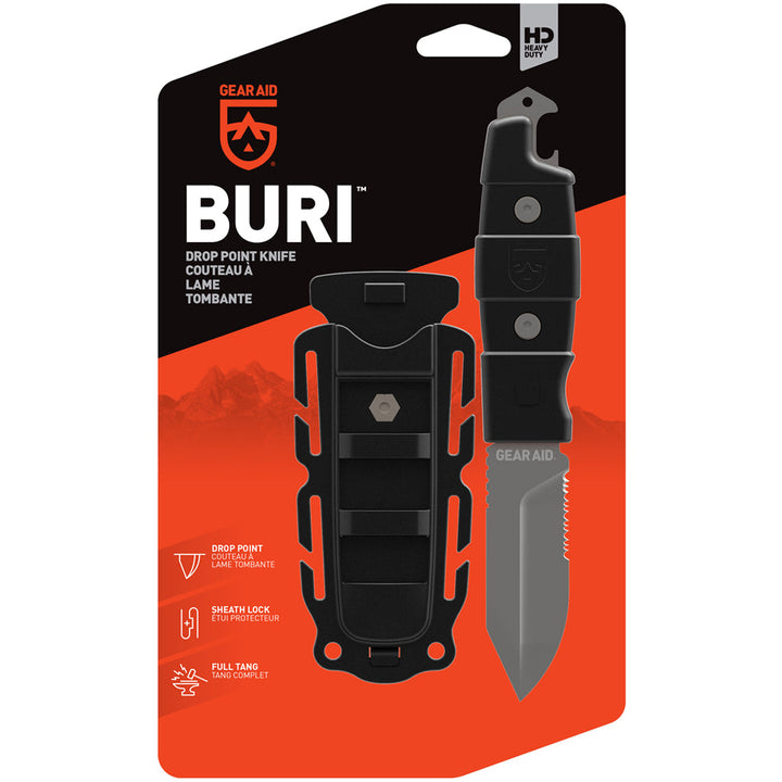 Supplies - EDC - Knives - GEAR AID Buri Drop Point Utility Knife