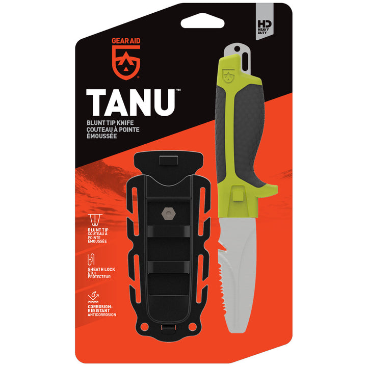 Supplies - EDC - Knives - GEAR AID Tanu Blunt Tip Dive & Rescue Knife