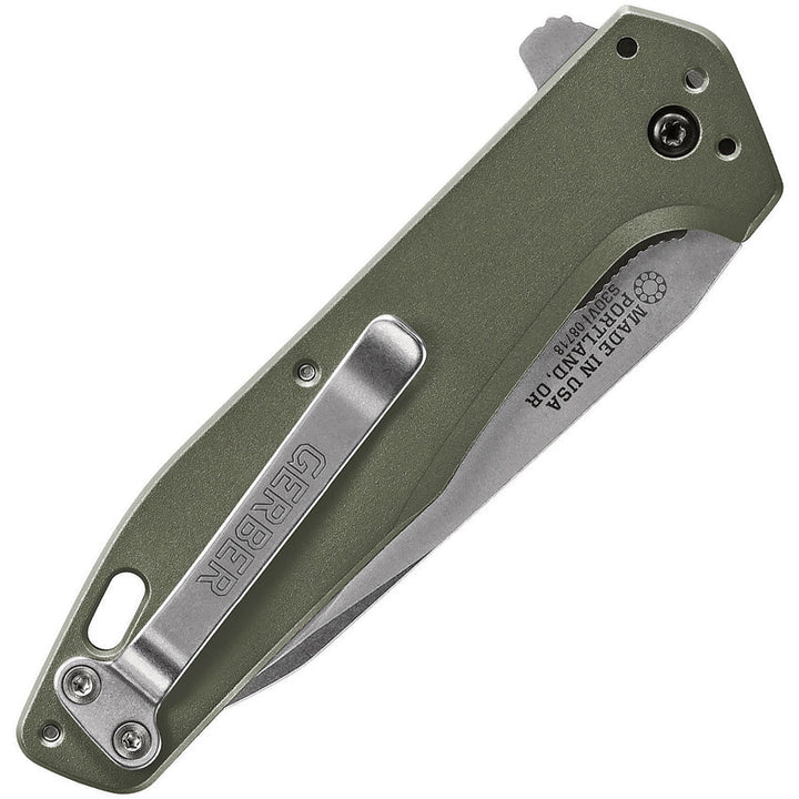 Supplies - EDC - Knives - Gerber Fastball Linerlock Folding Knife - Green
