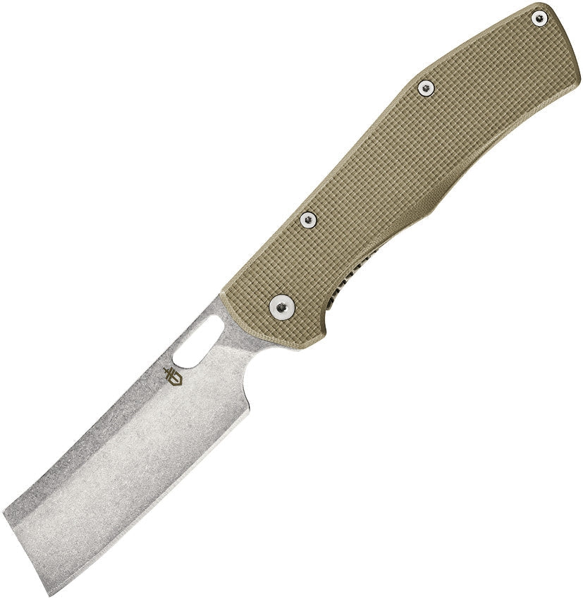 Gerber Flatiron Framelock Folding Knife - Desert Tan G10