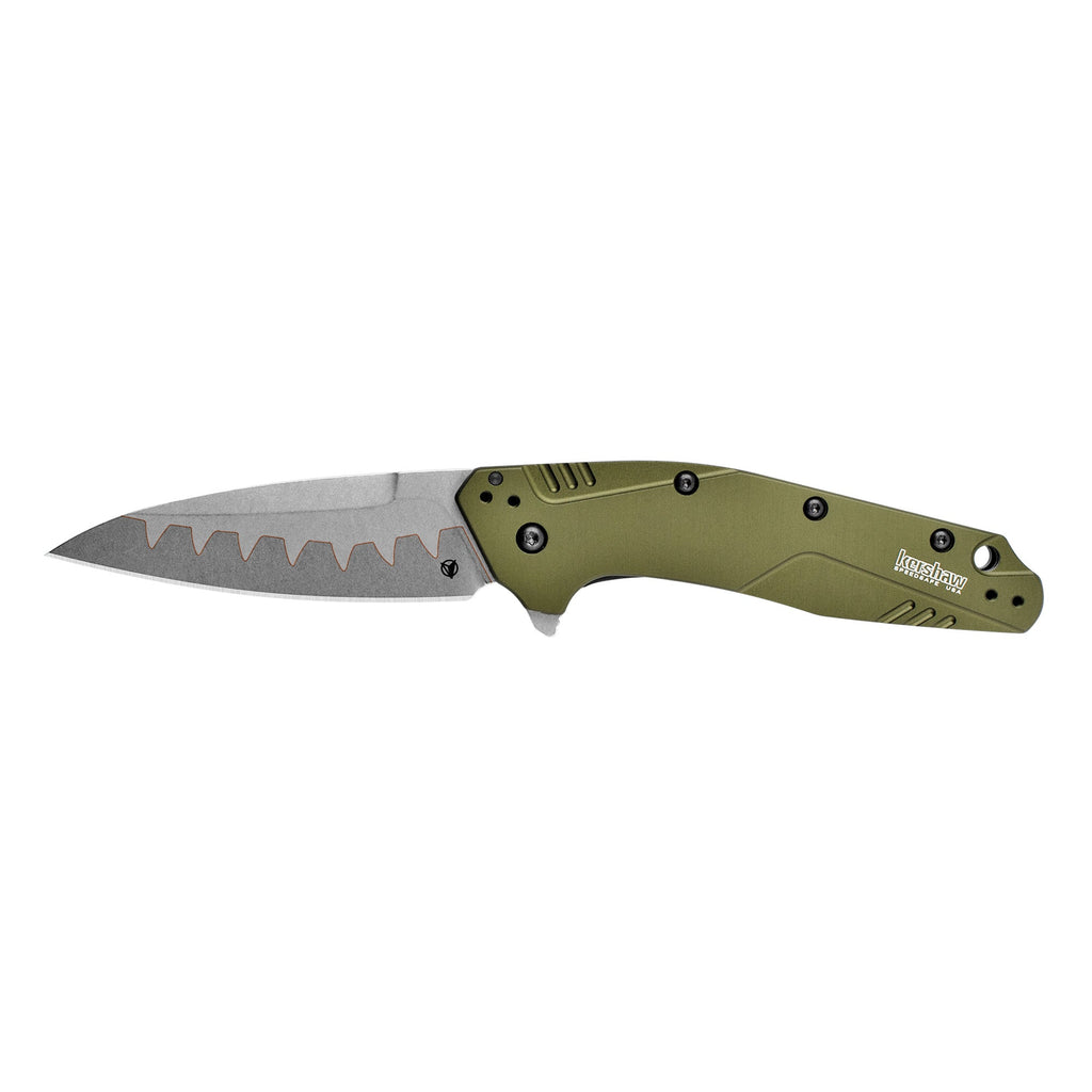 Kershaw Dividend Composite Blade Folding Knife - Olive