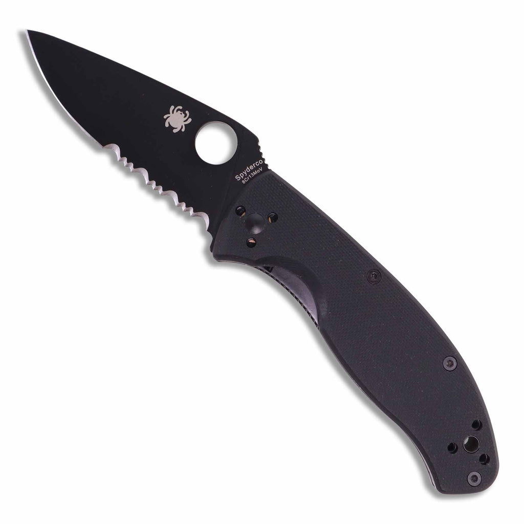 Spyderco Tenacious™ G10 Folding Knife - Combo Edge, Black