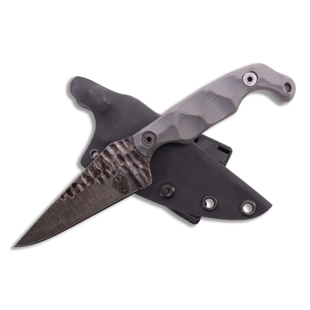 Stroup Knives Bravo 5 Fixed Blade Knife - Gray