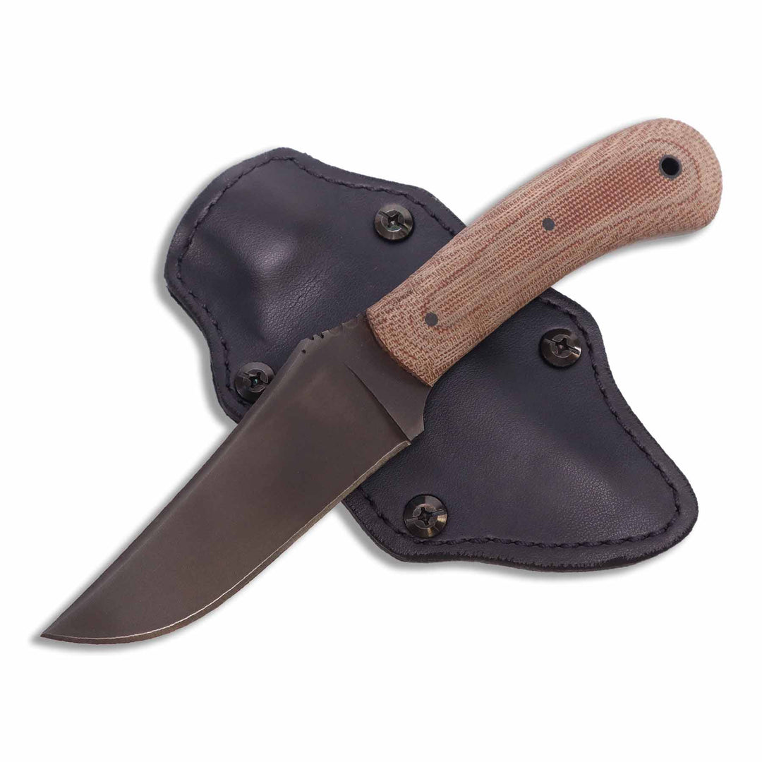 Supplies - EDC - Knives - Winkler Knives WK Blue Ridge Hunter Knife - Tan Micarta