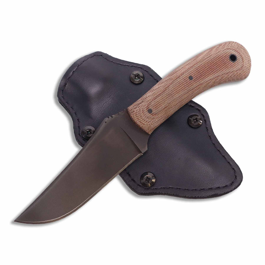 Winkler Knives WK Blue Ridge Hunter Knife - Tan Micarta