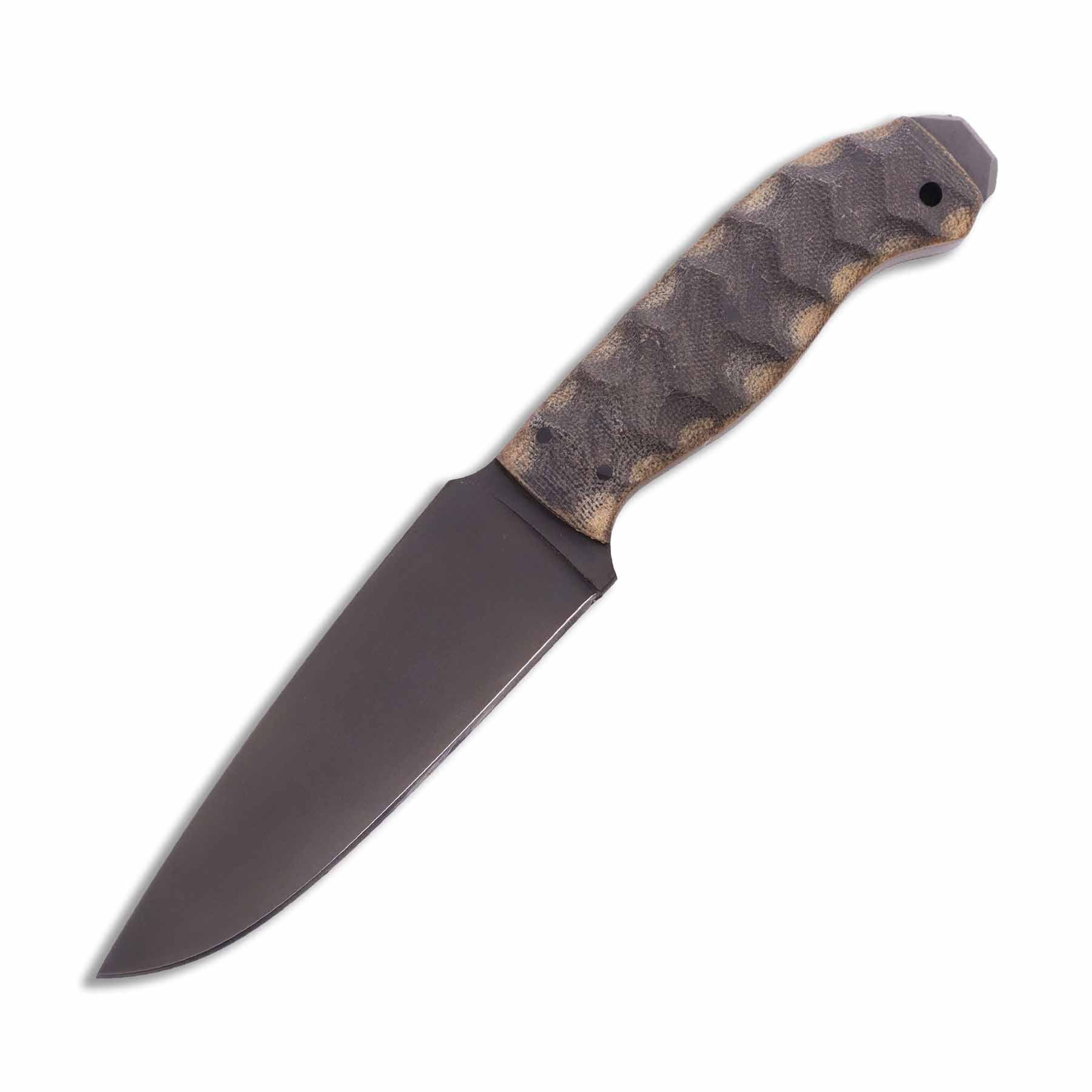 Winkler Knives WK Drop Point Crusher Knife - Sculpted WASP Micarta