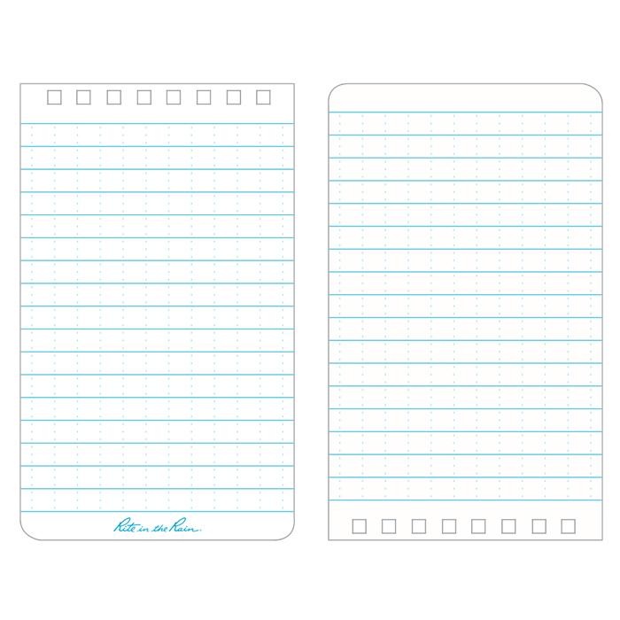 Supplies - EDC - Notebooks - Rite In The Rain 235 Top-Spiral 3x5" Notebook - Blue