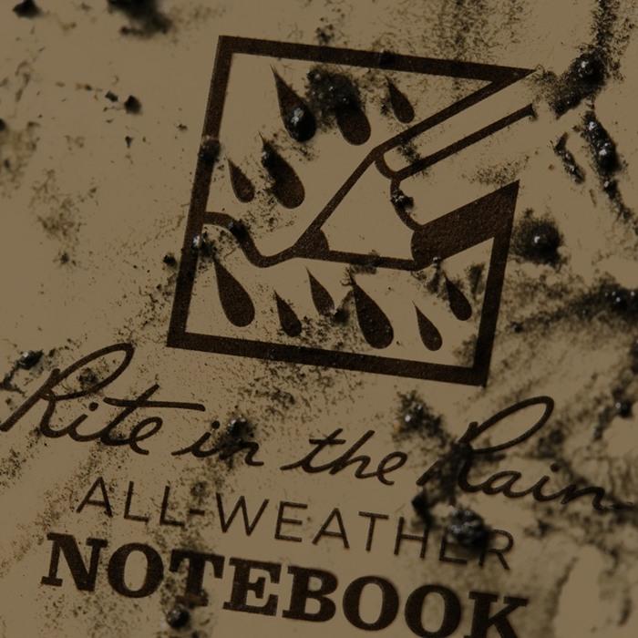 Supplies - EDC - Notebooks - Rite In The Rain 946T Top-Spiral 4x6" Notebook - Tan