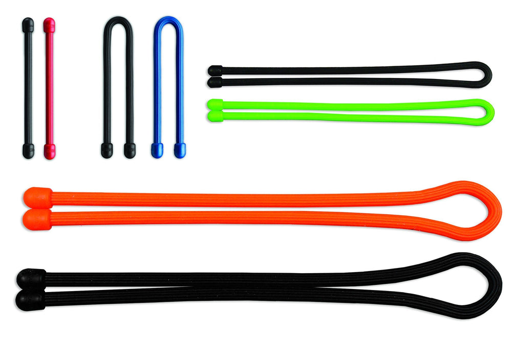 Supplies - EDC - Tools - Nite Ize Gear Tie Reusable Rubber Twist Tie 8-Pack Assortment Box