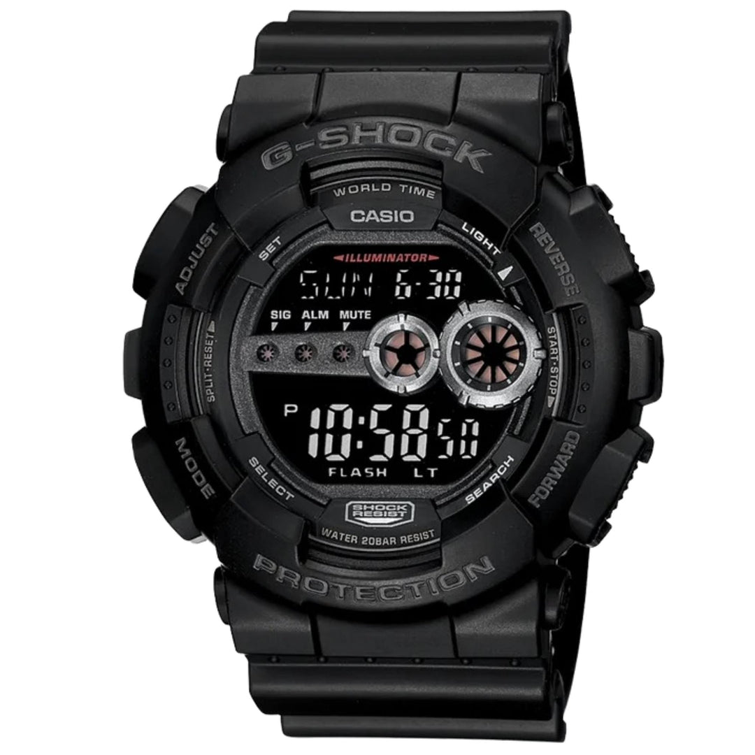 Supplies - Electronics - Watches - Casio G-Shock GD100-1B Digital Watch - Black