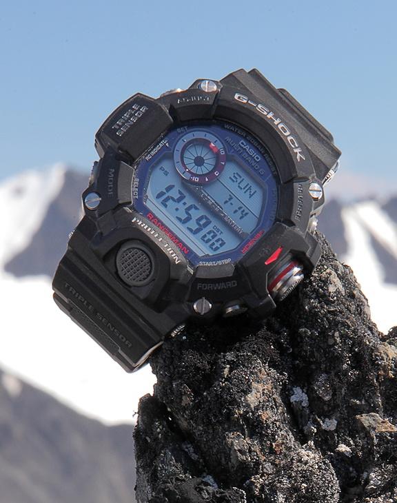 Supplies - Electronics - Watches - Casio G-Shock GW9400-1 Rangeman Triple Sensor Watch - Black