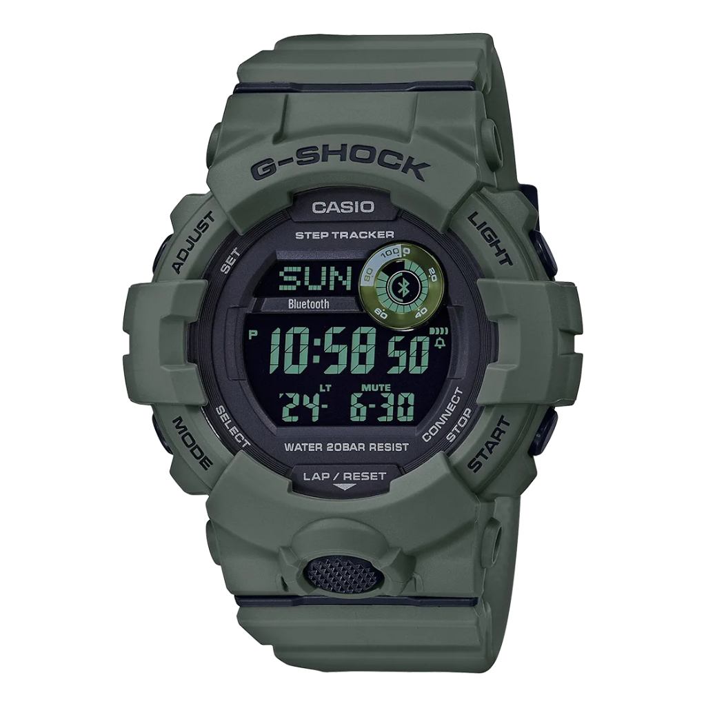 Casio G-Shock Power Trainer Digital Watch - Green