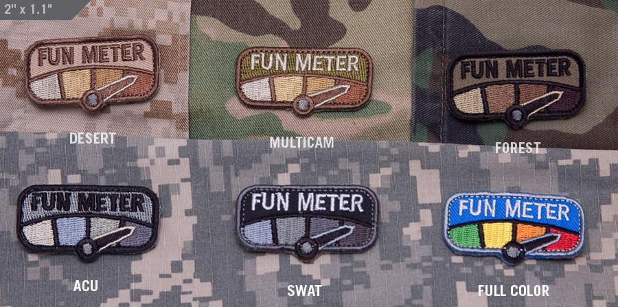 Supplies - Identification - Morale Patches - Mil-Spec Monkey Fun Meter Patch