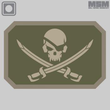 Supplies - Identification - Morale Patches - Mil-Spec Monkey Pirate Skull PVC Patch