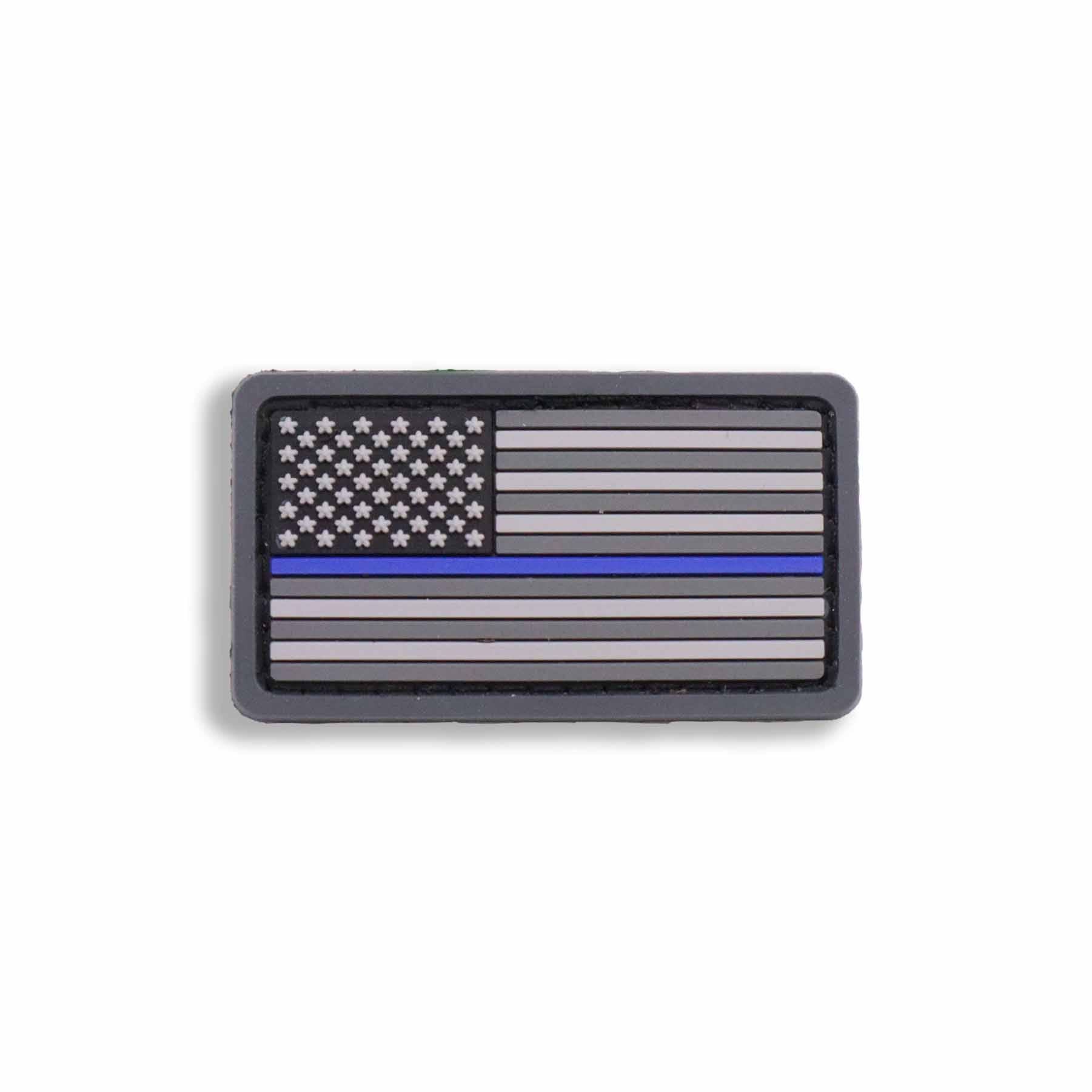 Mil-Spec Monkey PVC Thin Blue Line Mini US Flag – Offbase Supply Co.