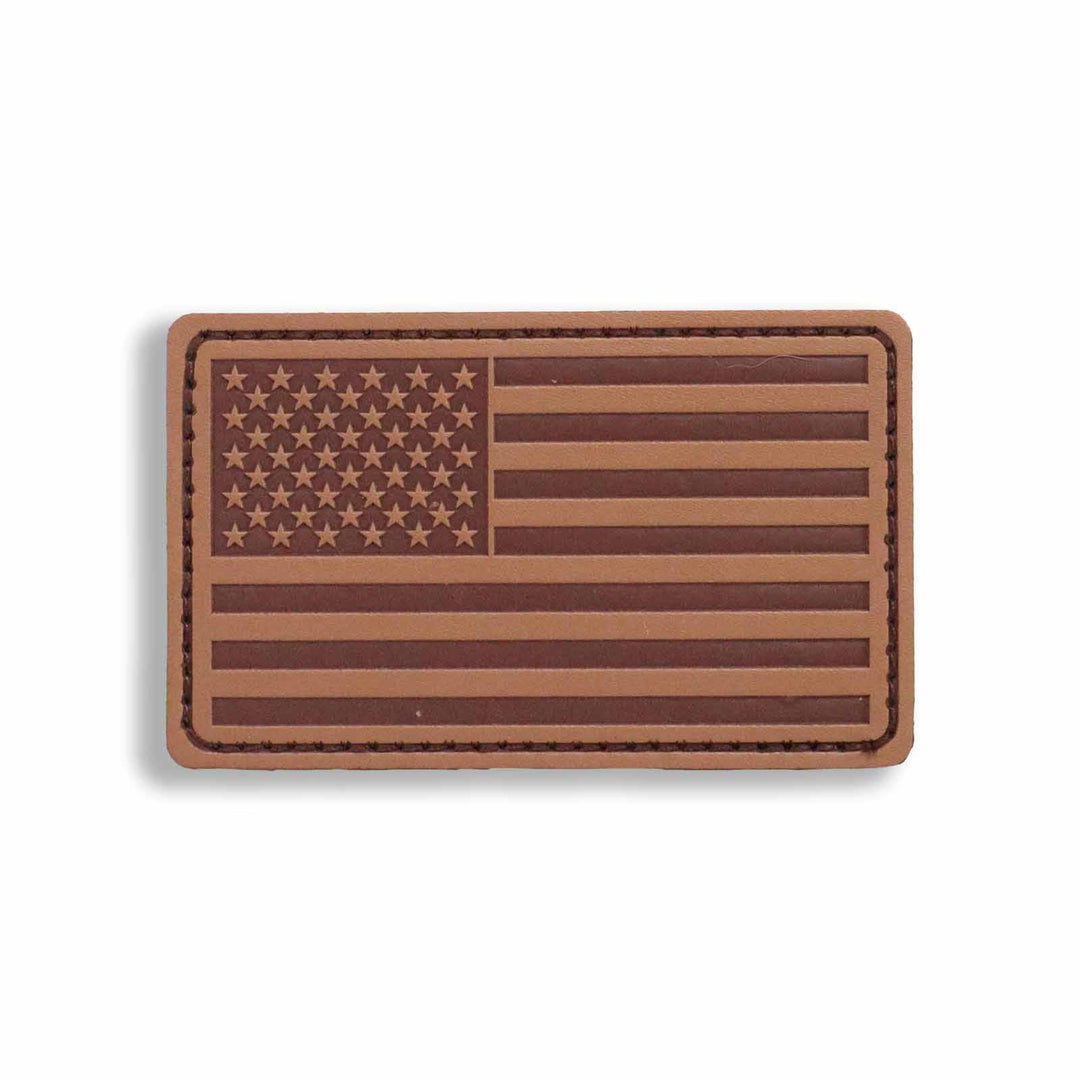 Supplies - Identification - Morale Patches - Mil-Spec Monkey US Flag Leather Morale Patch
