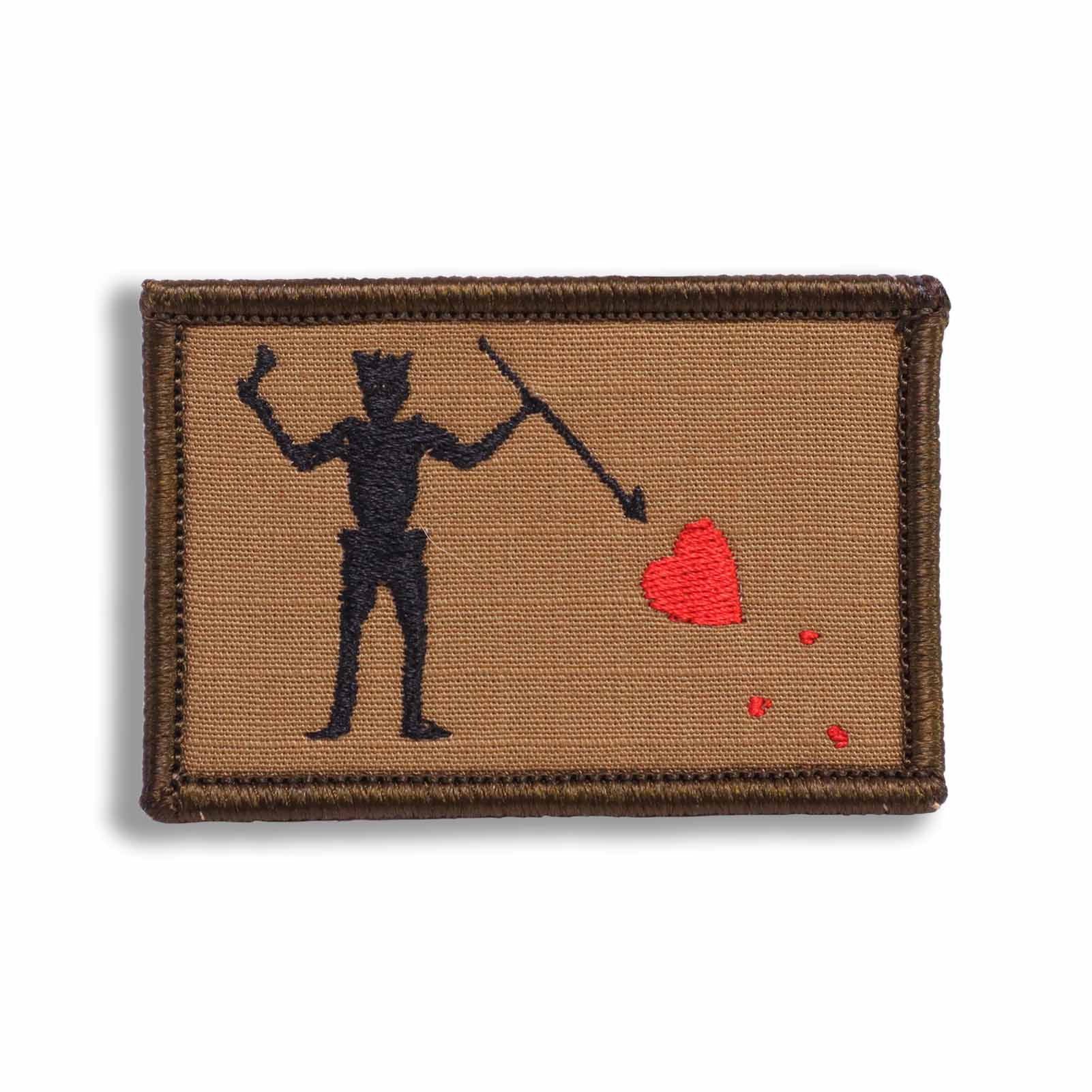 Large 5 X 3 Blackbeard Pirate Flag Patch – MTP/Multicam Hook Sticky Back Badge (UK Made)