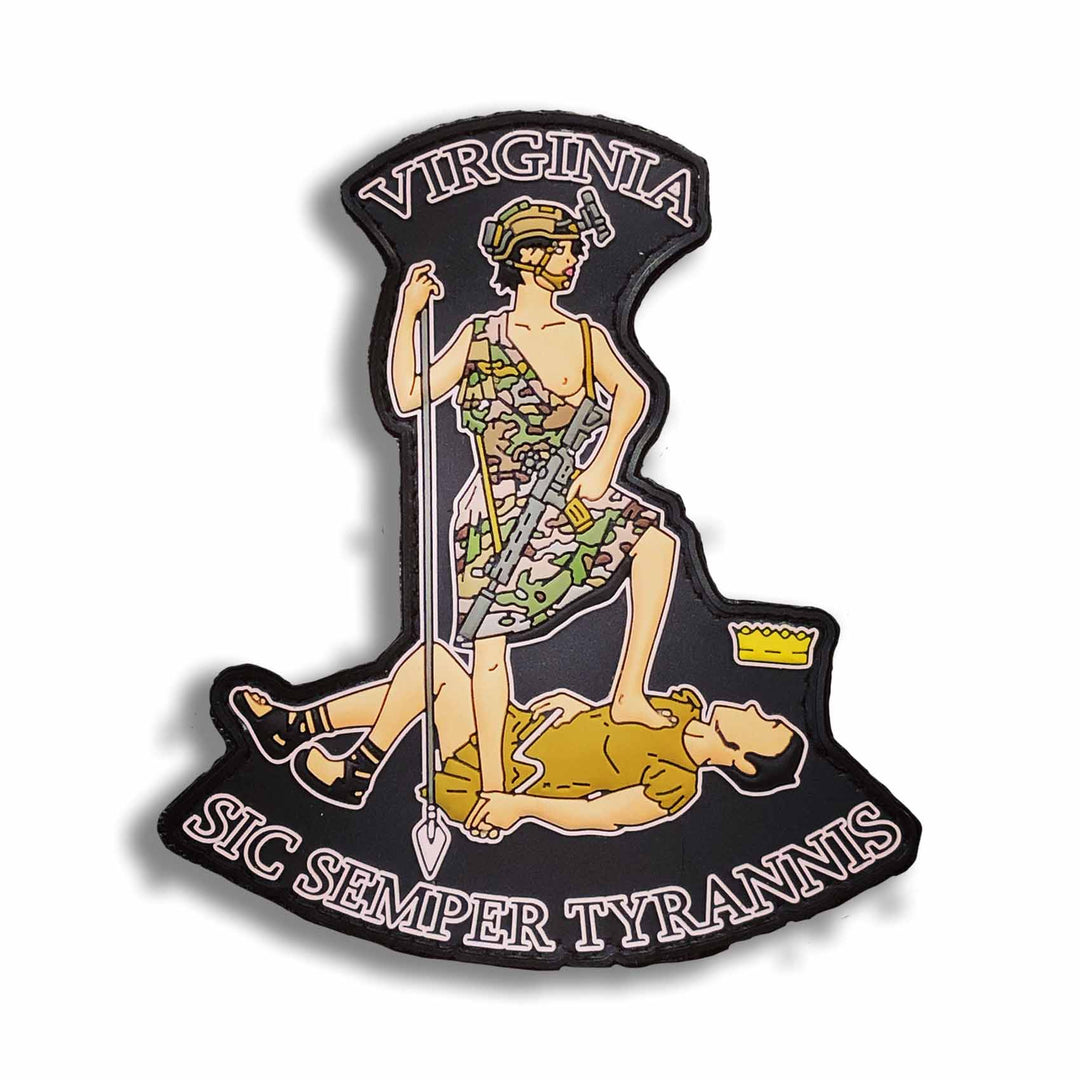 Supplies - Identification - Morale Patches - Offbase Supply Co. Virginia Sic Semper Tyrannis PVC Patch