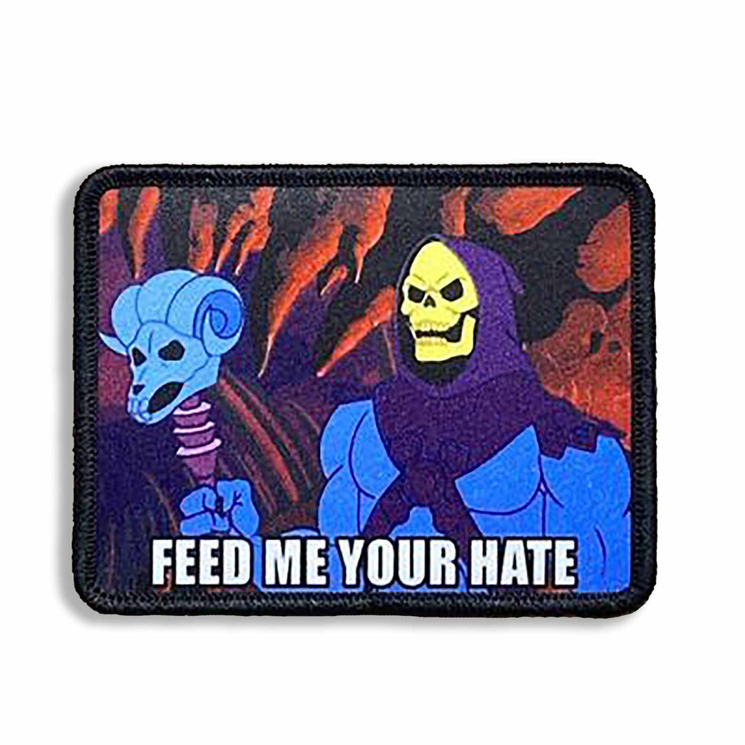 Supplies - Identification - Morale Patches - Tactical Outfitters Feed Me Your Hate Skeletor Patch