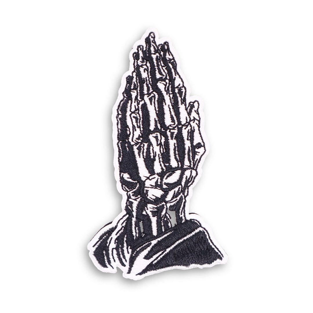 Supplies - Identification - Morale Patches - Tactical Outfitters Skeleton Praying Hands Morale Patch
