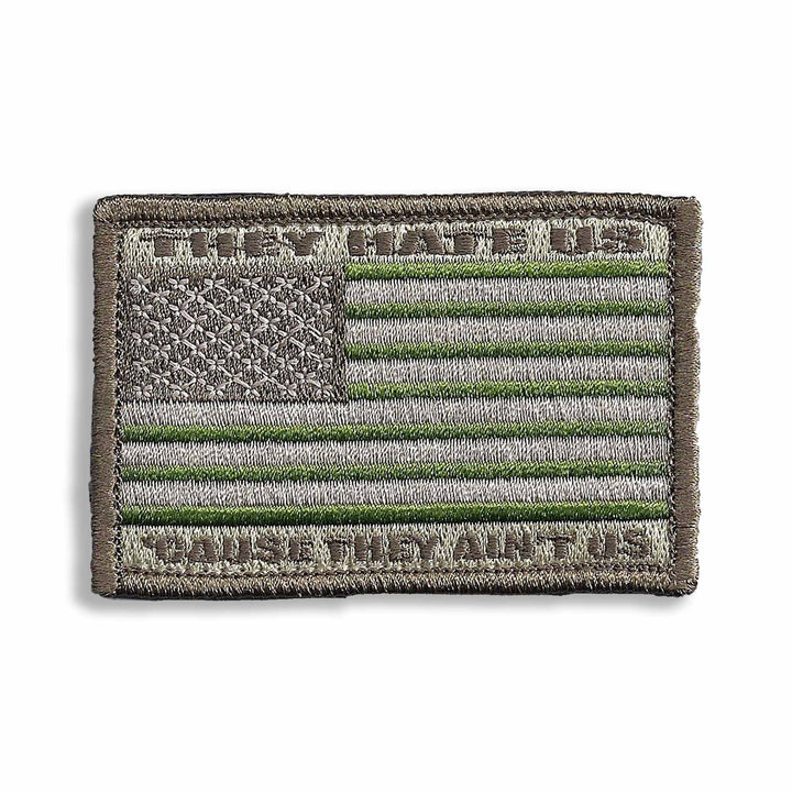 Supplies - Identification - Morale Patches - Tactical Outfitters They Hate Us 'Cause They Ain't US Flag Patch