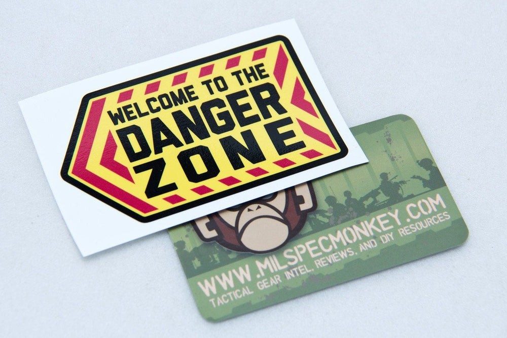 Supplies - Identification - Stickers - Mil-Spec Monkey Danger Zone Decal Sticker