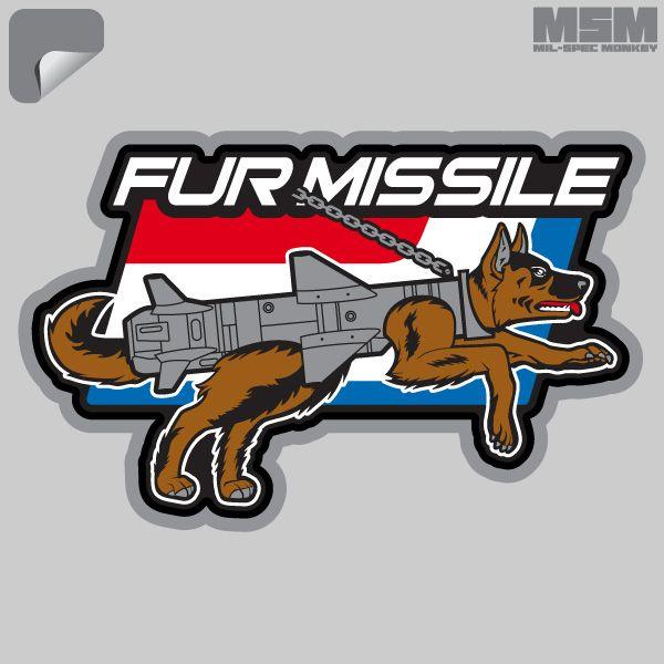 Mil-Spec Monkey Fur Missile Decal