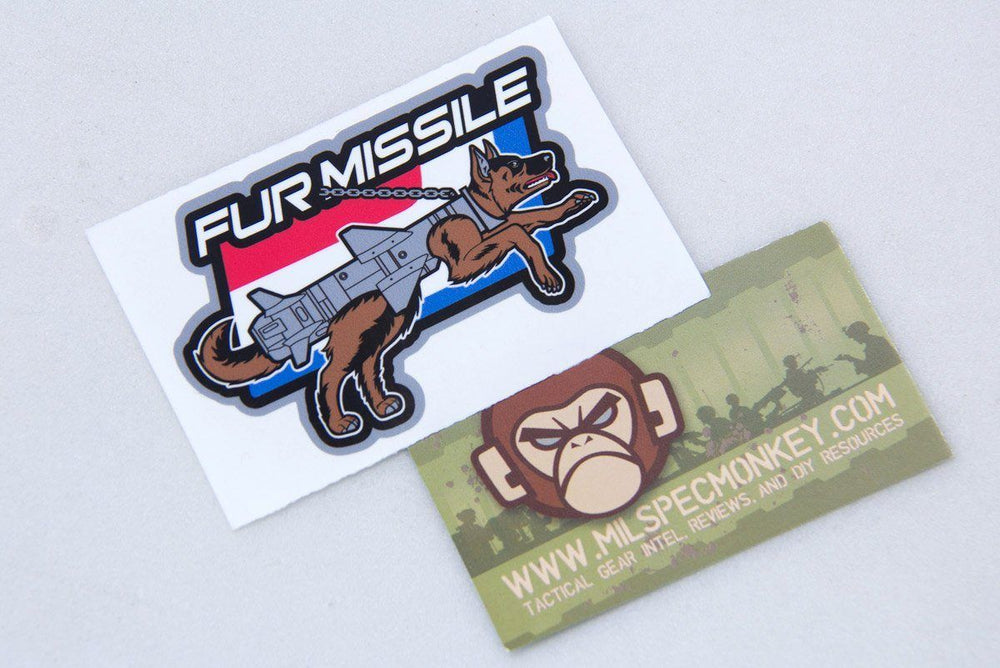 Supplies - Identification - Stickers - Mil-Spec Monkey Fur Missile Decal