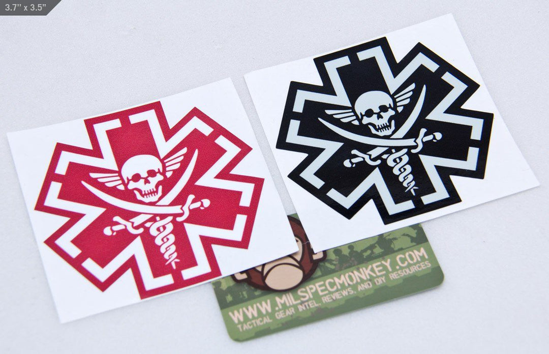Supplies - Identification - Stickers - Mil-Spec Monkey TacMed Pirate Decal Sticker