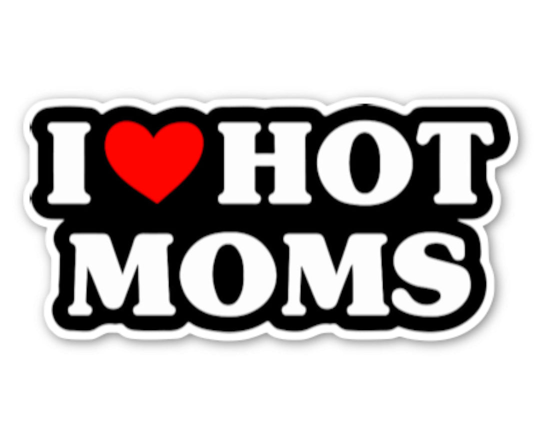 Supplies - Identification - Stickers - Tactical Outfitters I Love Hot Moms Sticker
