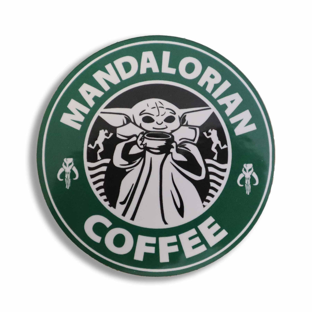 Supplies - Identification - Stickers - Tactical Outfitters Mandalorian Coffee Sticker