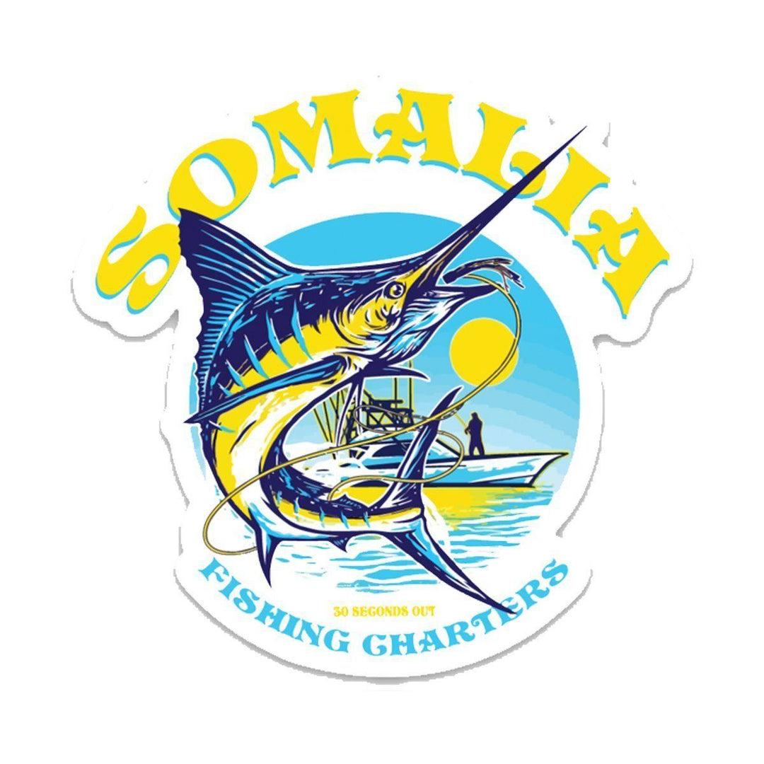 Supplies - Identification - Stickers - Thirty Seconds Out Somalia Fishing Charters Sticker