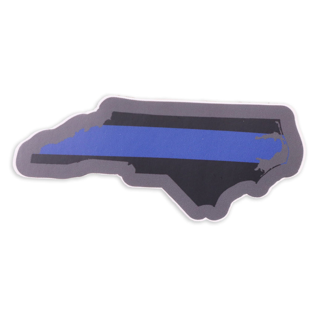 Supplies - Identification - Stickers - Violent Little State Thin Blue Line Sticker - North Carolina