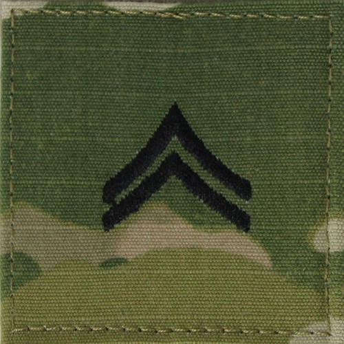 Vanguard Army Chest Rank Patches w/ Velcro - Enlisted (OCP)