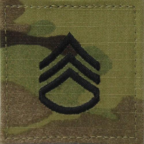 Supplies - Identification - Uniform Patches - USGI Army Chest Rank Patches W/ Velcro - Enlisted (OCP)