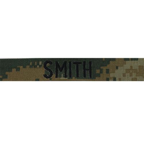 Supplies - Identification - Uniform Patches - USGI USMC Marine Corps MCCUU Name Tape Set - Sew On (Woodland MARPAT)