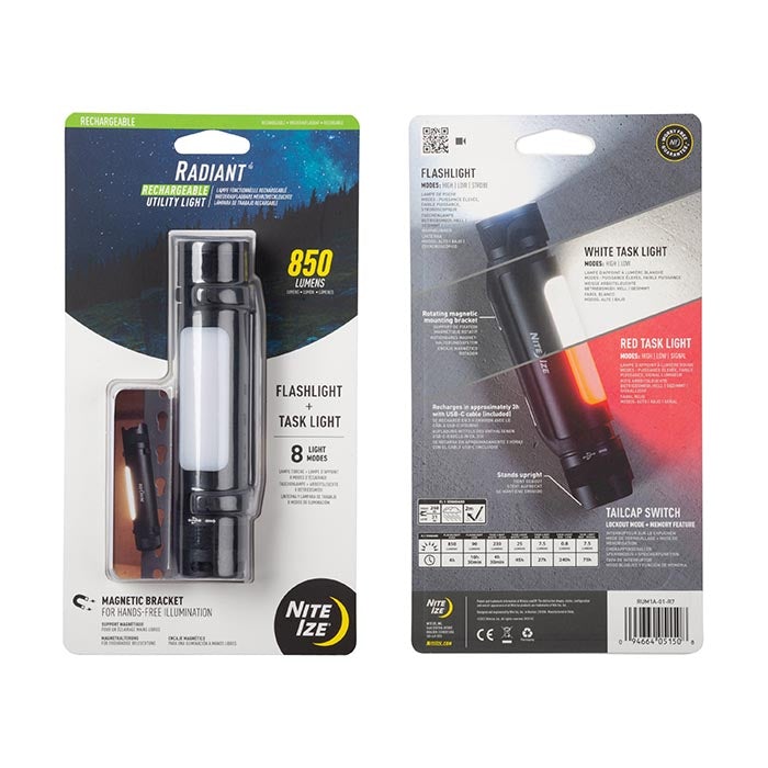 Supplies - Lights - Flashlights - Nite Ize Radiant Rechargeable Utility Light