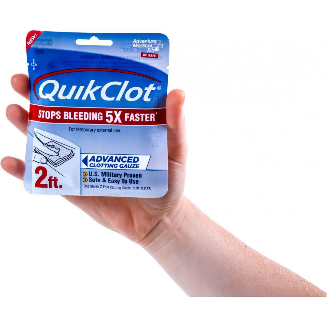 Supplies - Medical - Bandages - Adventure Medical QuikClot Gauze 3" X 2'